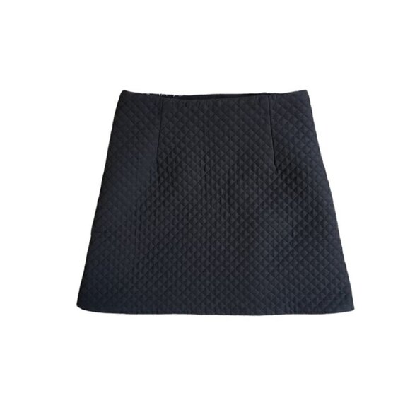3.1 Phillip Lim Biker Mini Skirt Embroidered Silk Quilted Front Zip - Picture 4 of 12